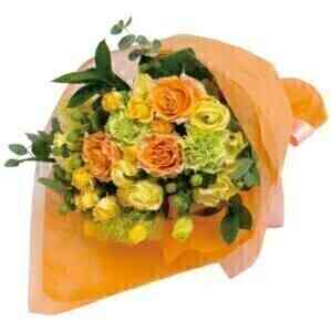 Bouquet in yellow and ora..