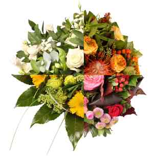 Bouquet of seasonal cut f..