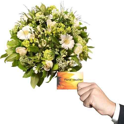 Bouquet with Floral vouch..
